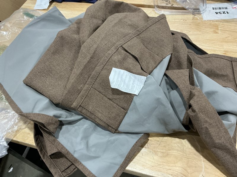 Condition photo showing Good Condition for ryb home brown 100% blackout curtains 84 inches long, thermal insulating privacy energy saving linen curtains for bedroom living room window office theater dining nursery, w52 x l84, 2 panels 52"w x 84"l (pack of 2) brown