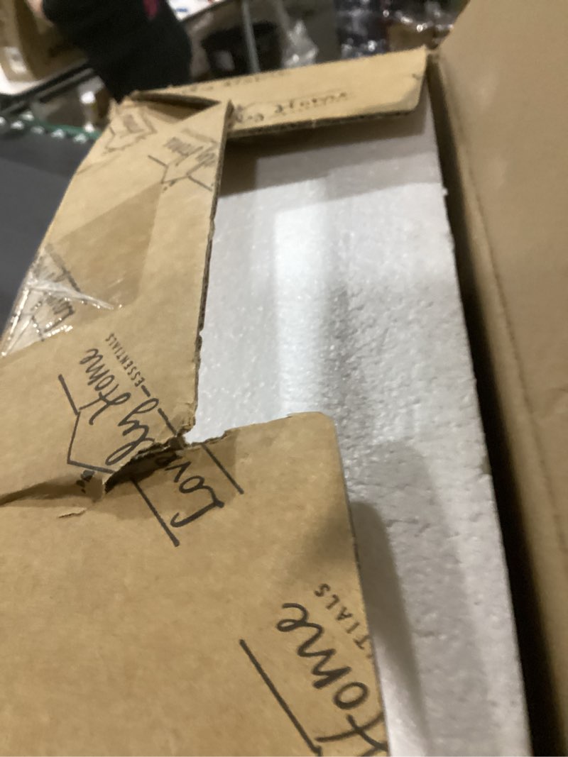 Condition photo showing As Is for Pendulum Wall Clock Battery Operated - 26 inch Large, Wooden Hanging Grandfather Wall Clock with Pendulum - Quiet, Made with Real Wood for Living Room Decor, Office & Home Décor Gift