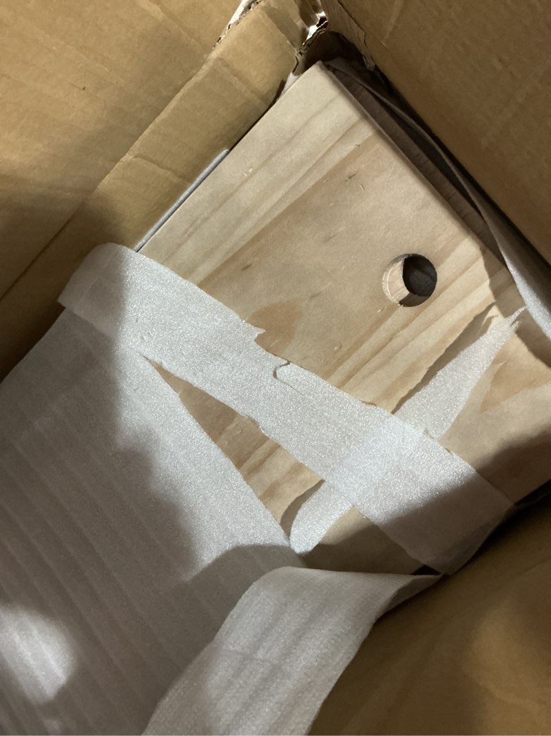 Condition photo showing Good Condition for Pipe Shelves Industrial Pipe Shelving Real Wood Industrial Floating Shelves with Wood Planks 48 inch Wall Shelves Rustic Hanging Bookshelf Farmhouse Kitchen Bar Shelving Brown 2Tier48in