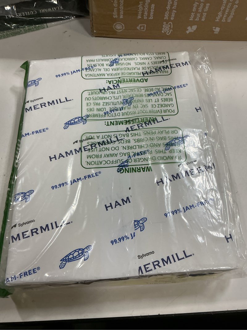 Condition photo showing New/Like New for Hammermill Colors Recycled Copy Paper - Canary - Letter - 8 1/2  x 11  - 20 lb Basis Weight - Smooth - 500 / Ream - Sustainable Forestry Initiative (SFI) - Acid-free  Archival-safe  Jam-free - Canary