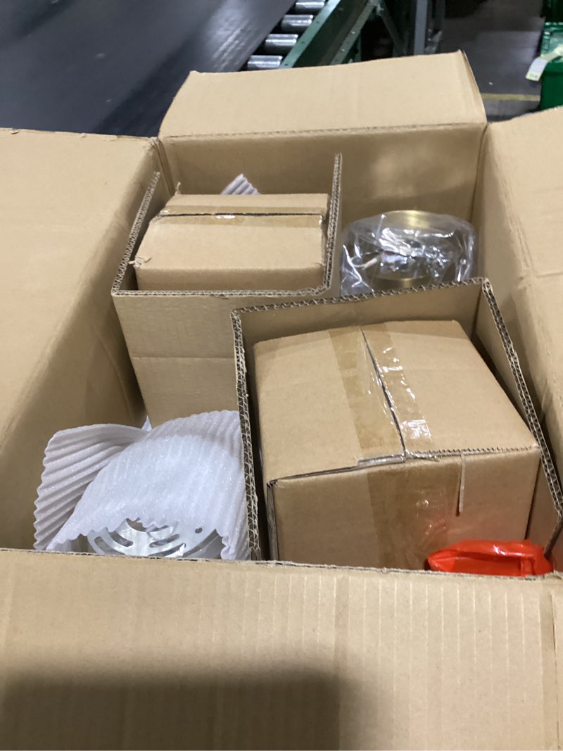 Condition photo showing New/Like New for HOLKIRT Mid-Century Modern Wall Sconces Bathroom Globe Vanity Light Fixture Brass Set of 2 Glass