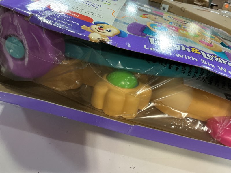 Condition photo showing Good Condition for fisher-price baby toy laugh & learn smart stages sis walker with educational music lights & activities for infants ages 6+ months