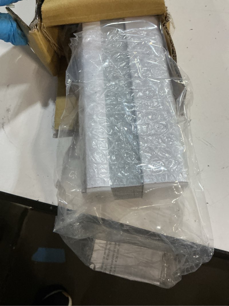 Condition photo showing New/Like New for DEZ FURNISHINGS Cordless 1" Light Filtering Pleated Shade, Fabric, 41" W x 48" H, Ecru Ecru 41"W x 48"H