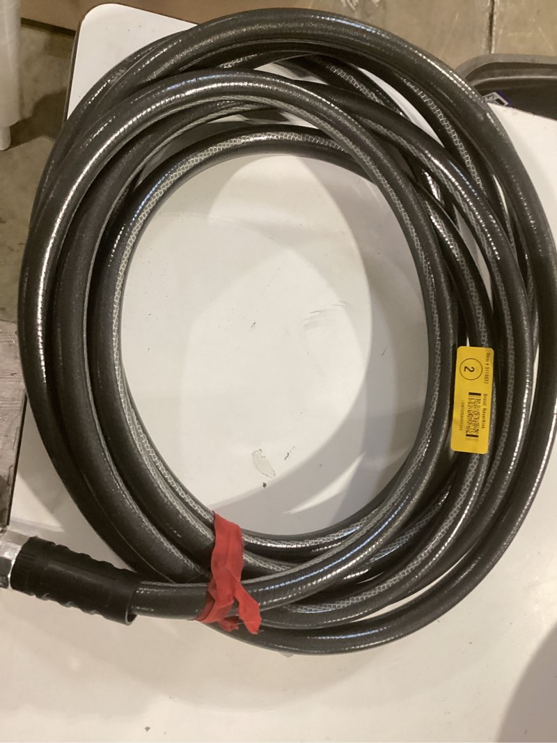 Condition photo showing Good Condition for neverkink teknor apex 5/8-in x 25-ft heavy -duty kink free vinyl gray coiled hose