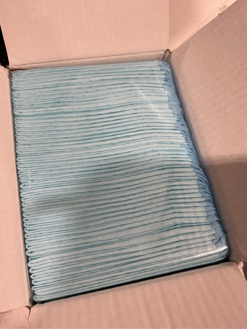Condition photo showing Good Condition for wowflash super absorbency disposable diaper pads for baby, puppy and adults, disposable changing underpads for baby, 50 count, 17” x 13''