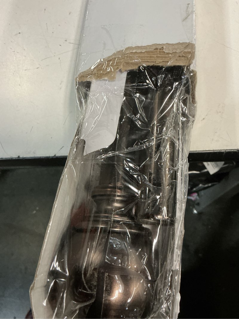 Condition photo showing Good Condition for better homes & gardens 1” metal ball single curtain rod, oil rubbed bronze, 42-120”