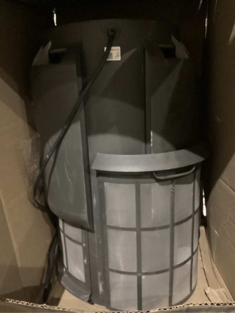 Condition photo showing Good Condition for (Used, dirt)  Shark Air Purifier for Home, NeverChange Max, 1,300 sq. ft. for Large Room, Kitchen, Home Office, HEPA-Exceeding Filter, Captures Pollutants, Pet Dander, Dust, Odor, Smoke, and More, HP301, Grey Grey (1300 sq. ft)
