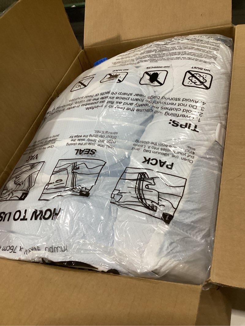 Condition photo showing Good Condition for airensky 2 inch memory foam mattress topper, cooling gel infused high density king (76"x80") topper with removable skin-friendly cover, bed topper for pressure relief back pain, certipur-us certified king 2 inch (white cover)