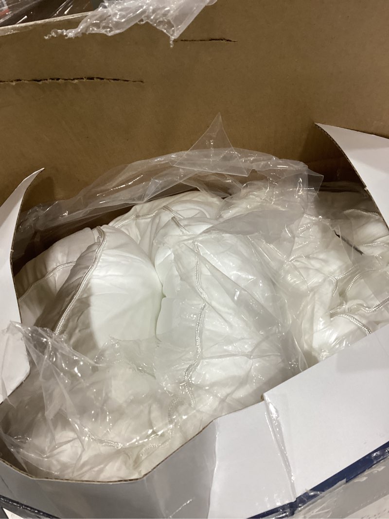 Condition photo showing New/Like New for Bed Pillows King Size Set of 2 - 100% Cotton Breathable Cover - Premium Down Alternative for Side Sleepers, Back or Stomach - Soft Luxury Hotel Quality Pillows - Comfy, Cozy & Plush - Oeko-Tex, White King White
