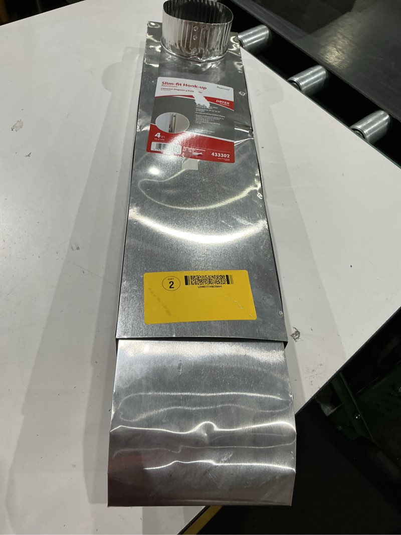 Condition photo showing As Is for imperial 26.5-in to 43-in adjustable periscope dryer vent