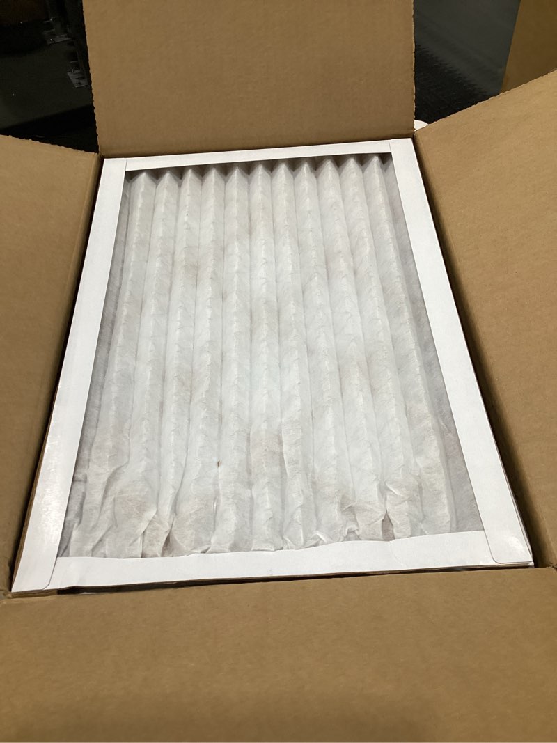 Condition photo showing As Is for Amazon Basics 14x20x1 Air Filter 6 Pack, MERV 8 AC Furnace Filters (Actual Size: 13.75" x 19.75" x 0.75") 14x20x1 Merv 8