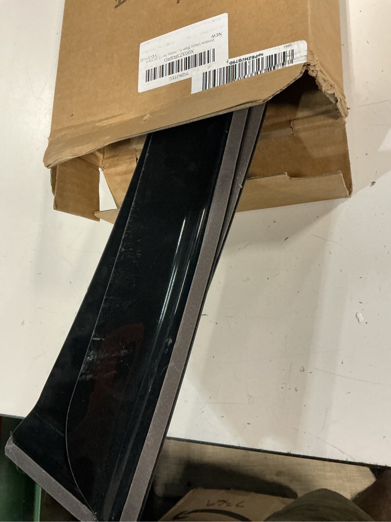 Condition photo showing As Is for window visors rain guards shield for 2017-2025 mazda cx5, out-channel window vent wind deflectors visors shades for 17-25 cx-5 2017-2025 mazda cx-5