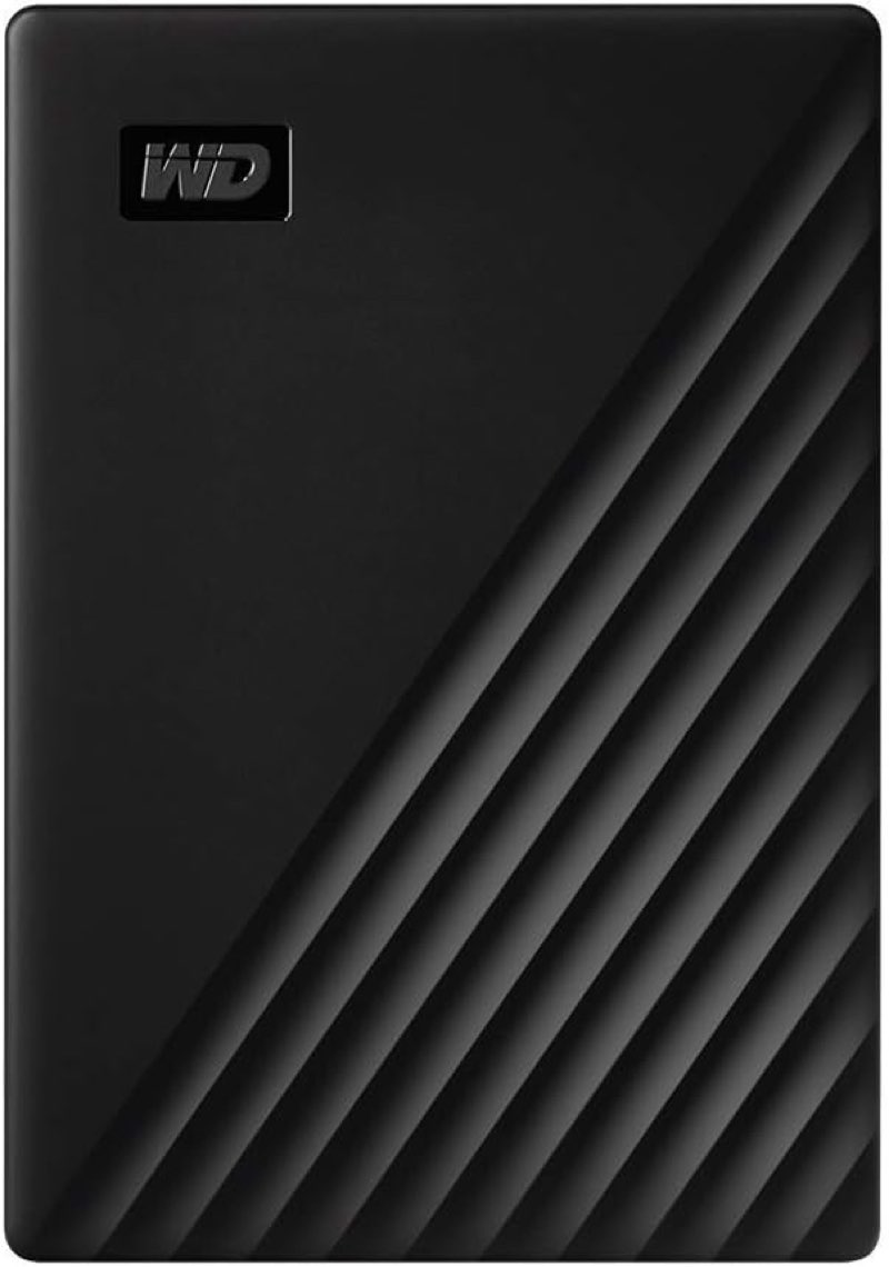 wd my passport 2 tb portable hard drive - external - black - wdbyvg0020bbk-wesn