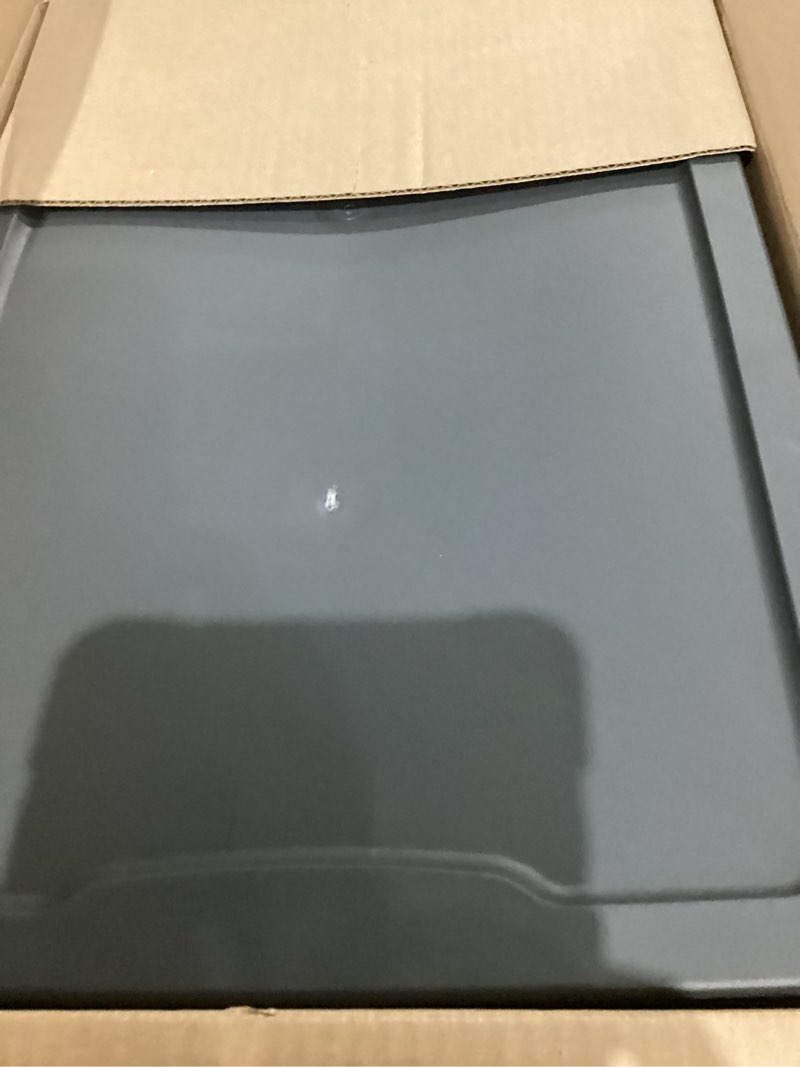 Condition photo showing Good Condition for HOMZ 2-Pack Snaplock, Small Clear Plastic Storage Organizer Bins w/ Lids, 28 Quart, Gray - Stackable Container Boxes for Bedroom, Bathroom, Garage, and Office Organization Gray Lid 28 QT (2 Pack)