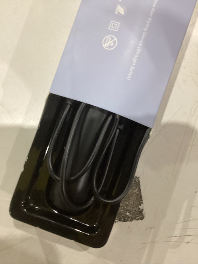 Condition photo showing Good Condition for Cordless Hair Straightener, Portable Flat Iron for Travel, 2 in 1 Hair Styling Tools for straightening and Curling, Lightweight on-The-go, 4000 mAh Battery, Fast USB-C Charging (Black)