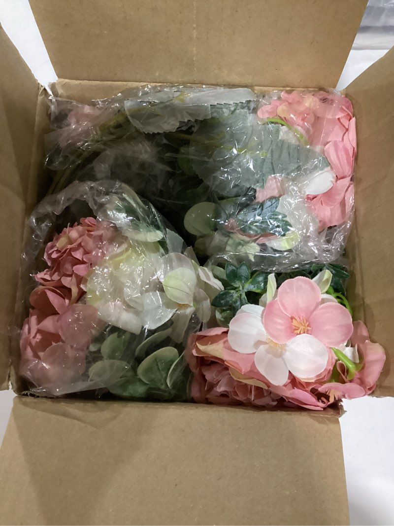 Condition photo showing Good Condition for ASTRYAS 4 Packs Artificial Fake Flowers, Pink Flowers Artificial Peony Silk Fake Peonies Bouquet Table Centerpiece for Spring Summer Wedding Shower Party Home Decoration(Pink)