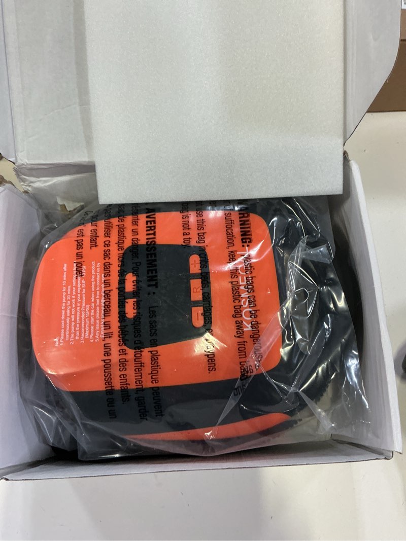 Condition photo showing Good Condition for paddle board pump electric portable, kosmegal sup pump for paddleboard, professional 20psi air compressor with auto-off, deflation function and 12v dc car connector for inflatables, kayaks and boats orange