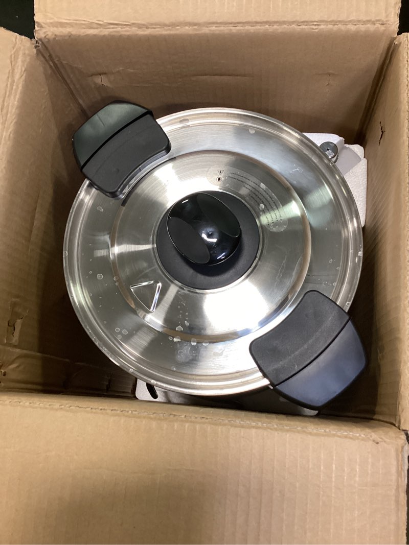Condition photo showing As Is for 100 Cups Coffee Urn, Commercial Coffee Maker, Dual Wall Stainless Steel Coffee Urn Large Coffee Dispenser Insulated For Catering Business Wedding Party 100-Cup