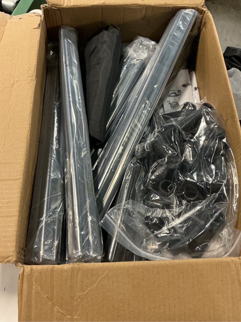 Condition photo showing Good Condition for portable cat playpen, pet dog playpen, kitten puppy play pen for indoor/outdoor, collapsible cats cages enclosed tent with carrying case, pvc pipe frame, 600d oxford, 39" x 24" x 22" grey 39" x 24" x 22"