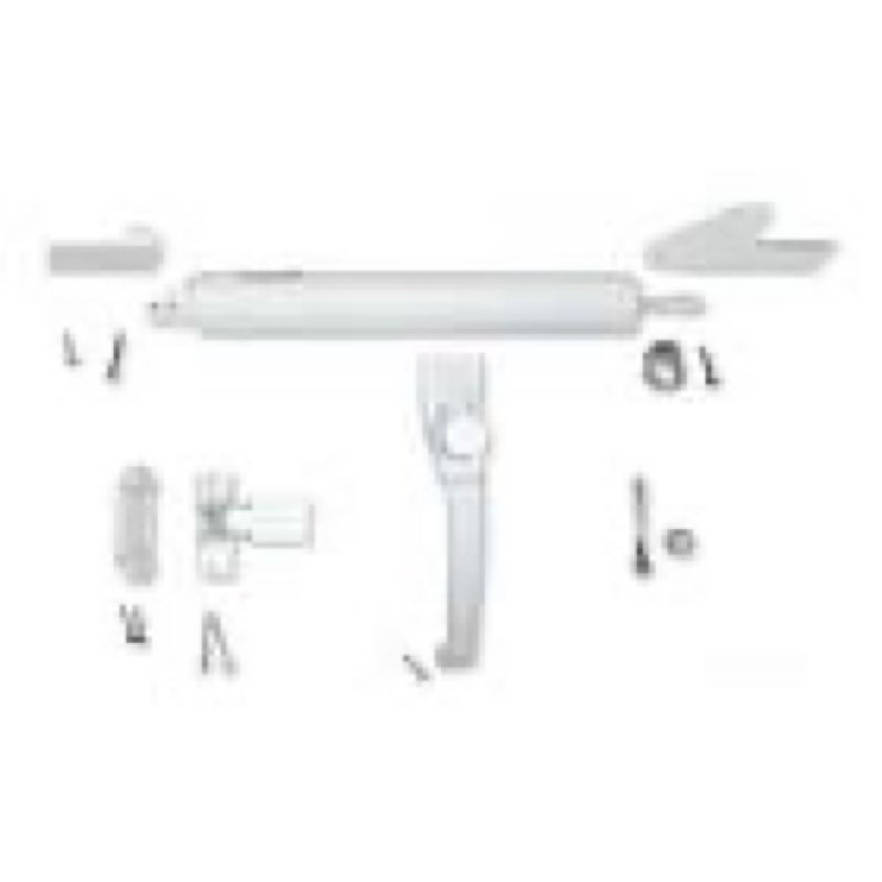 emco storm door closer kit in white color