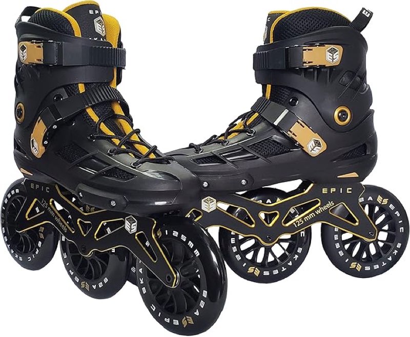 epic skates 125mm engage 3-wheel inline speed skates