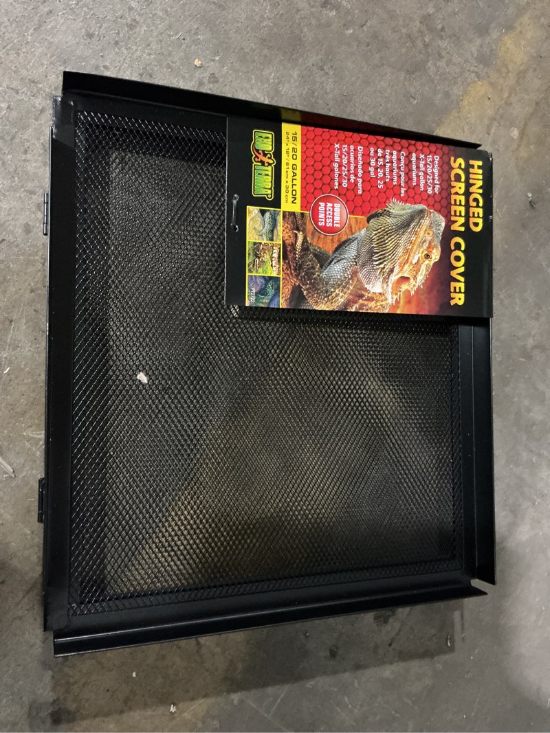 Condition photo showing Good Condition for Exo Terra Screen Cover for Hinged Door, 15 to 20-Gallon