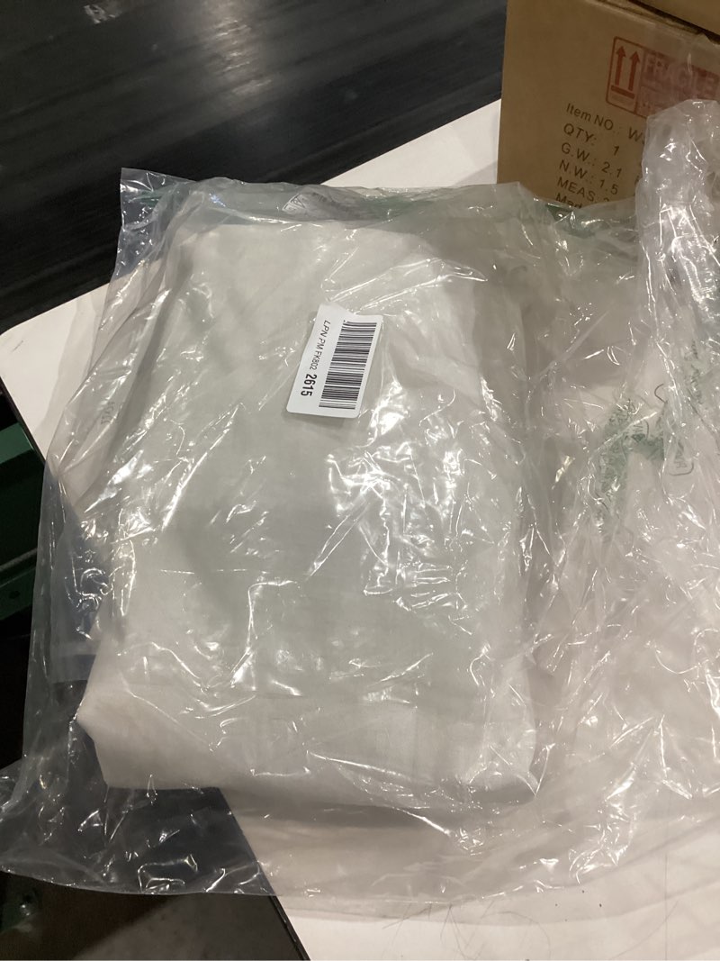 Condition photo showing New/Like New for NICETOWN 100% Absolutely Blackout Linen Curtains with Thermal Insulated White Liner, Ivory, W52, 2 Pieces, Noise Reducing Textured Linen Look Curtains for Windows 102 inch Length for Classroom 52"W x 102"L (Pack of 2) Ivory