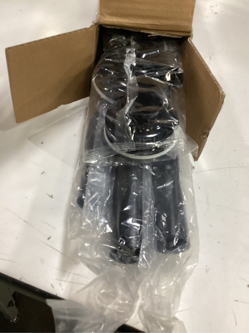 Condition photo showing Good Condition for tension curtain rod 39-173in, outdoor extra long curtain rod no drilling for window or bathroom patio, adjustable heavy duty shower curtain rod, easy to install, never rust, non-slip-black black 41''-173''