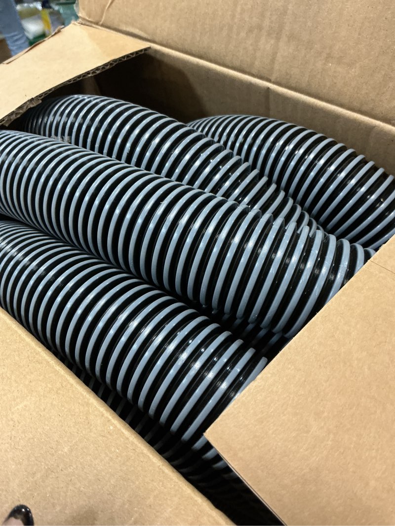 Condition photo showing As Is for sepetrel manual pool vacuum hose 1-1/2" x 25ft, kink-free swivel cuff heavy duty spiral wound pool cleaner hose for inground & above ground pools, skimmer,not for automatic cleaners 25-feet