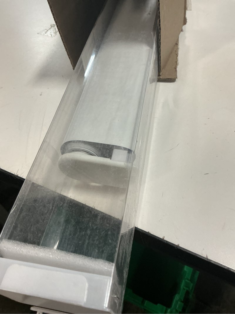 Condition photo showing New/Like New for AOSKY Cordless Roller Shades Blackout Blinds for Windows Room Darkening Rolled Up Shades with Spring System, UV Protection Window Shades Door Blinds for Home and Office (47" W x 72" H, White) 47"W x 72"H White