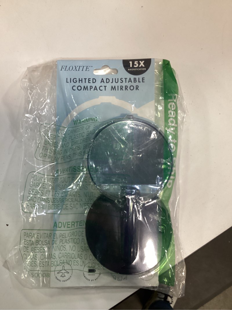 Condition photo showing Good Condition for Floxite FL-15ACP FL15ACP Mirrormateadjustcompact 15Xmag, Blue