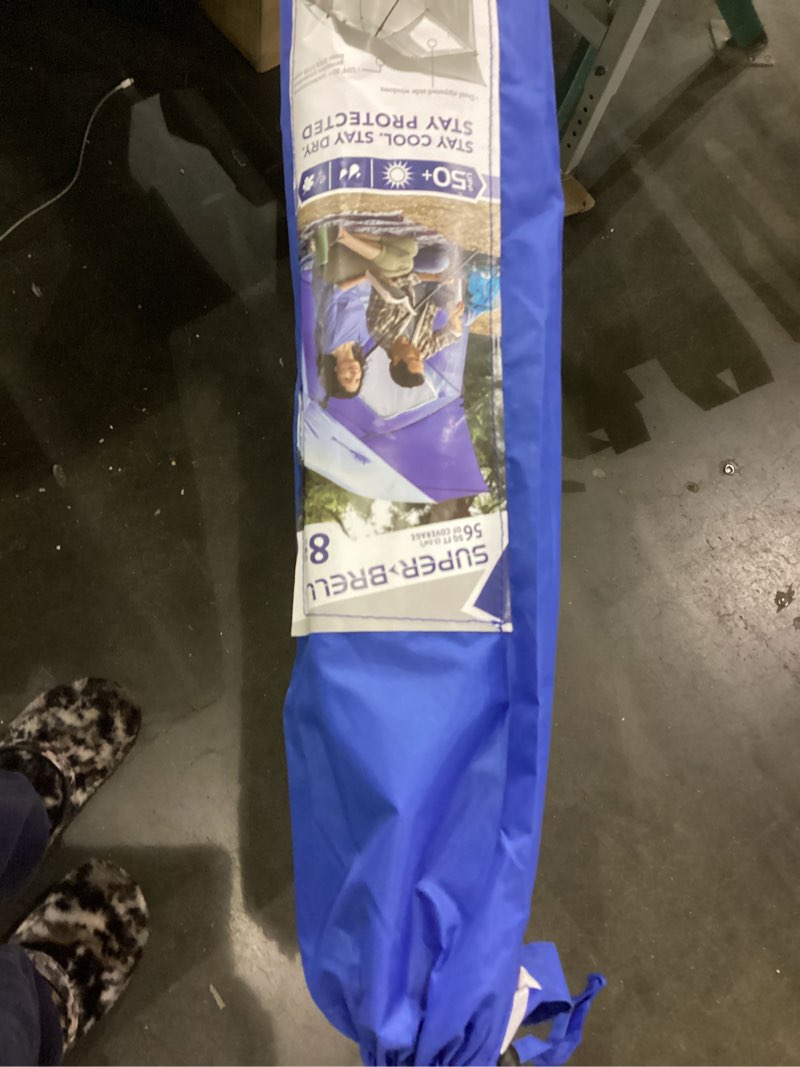Condition photo showing New/Like New for Sport-Brella Super-Brella SPF 50+ Sun and Rain Canopy Umbrella for Camping 1 Blue