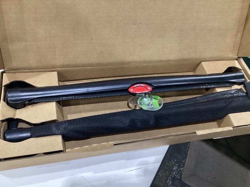 Condition photo showing As Is for Munchkin Sun Safety Car Window Rollershade with Heat Alert - Black - 2pk