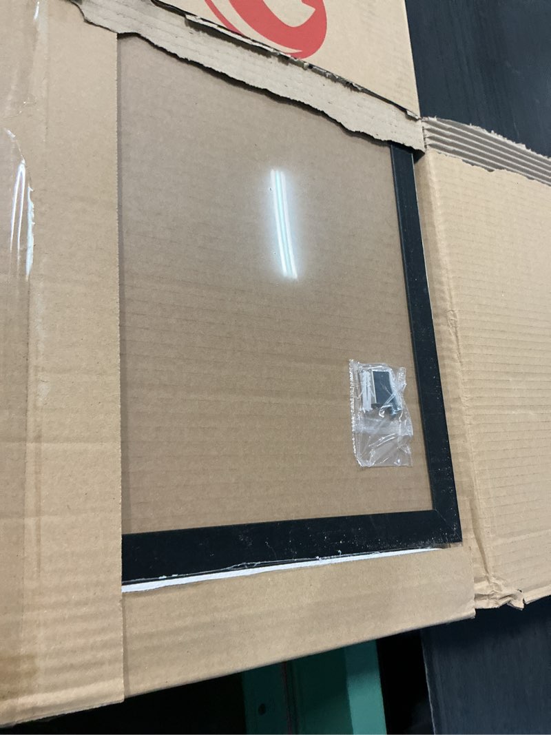 Condition photo showing Good Condition for quartet cork bulletin board, framed corkboard, 2' x 3', black frame, message board, vision board (mwdb2436-bk)