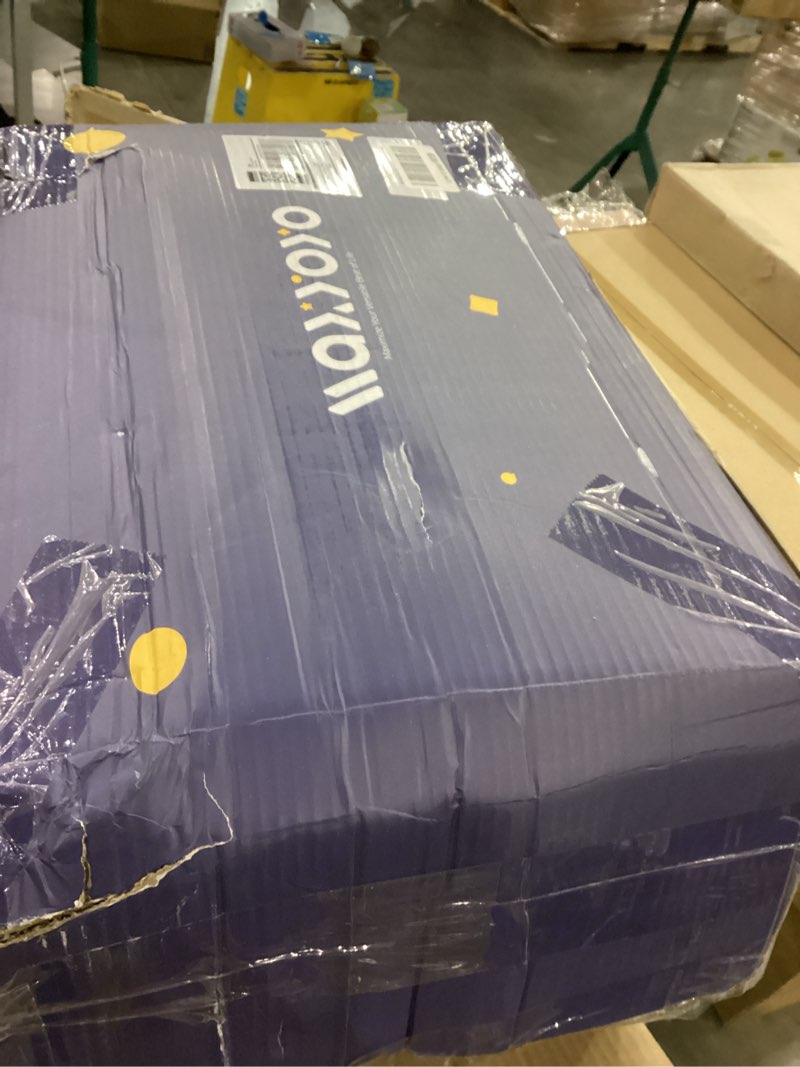 Condition photo showing Good Condition for MAXYOYO Convertible Sofa Bed, Fold Out Loveseat Sleeper Sofa with Pillow, 4 in 1 Tufted Folding Couch Bed Foam Floor Couch, Lazy Chair for Living Room Bedroom Guest Room, Navy Twin Navy