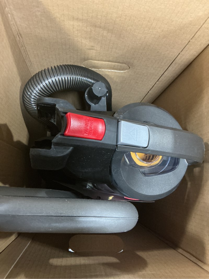 Condition photo showing As Is for Hoover Rewind Pet Upright Bagless Vacuum Cleaner for Carpet and Hard Floors, Automatic Cord Rewind, Above Floor Cleaning Corded Vacuum Cleaners for Home Use, Gray