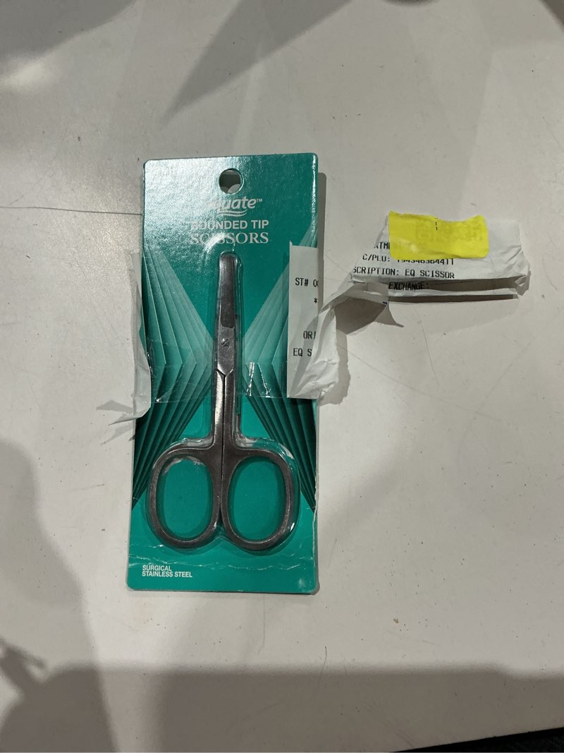 Condition photo showing Good Condition for equate stainless steel rounded safety-tip scissors, 1 count