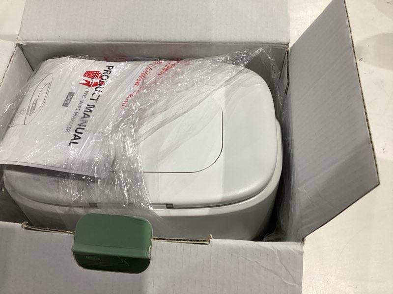 Condition photo showing Good Condition for Baby Wipe Warmer, Wipe Warmer and Baby Wet Wipes Dispenser, 3 Temperature Control Large Capacity Wipes Warmer for Babies with Night Light (Gray+White)