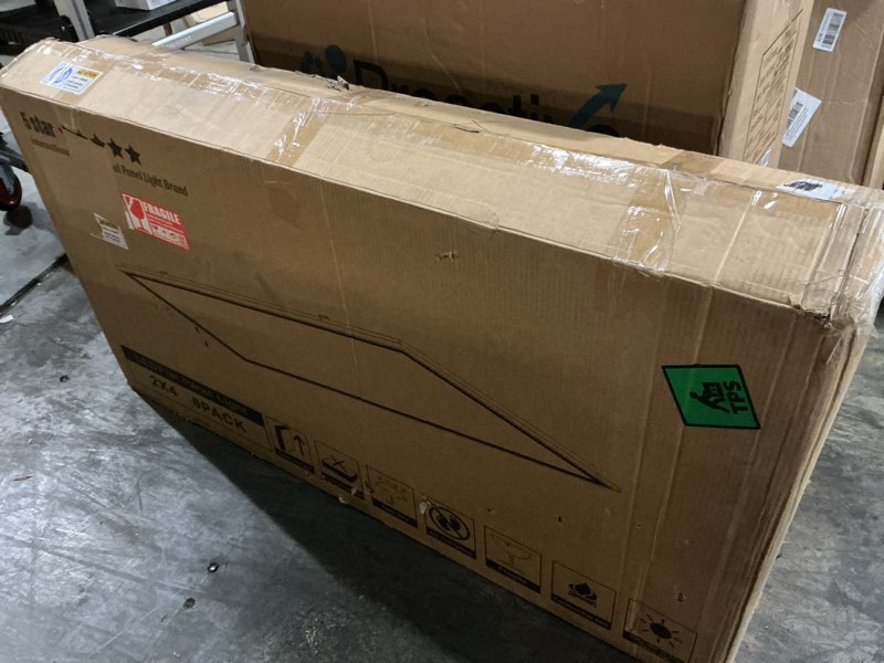 Condition photo showing Good Condition for 6 Pack 2x4 LED Flat Panel Light, Dimmable Flush Mount Office Kitchen Drop Ceiling Light Fixtures, 9100LM,Switchable 5 CCT 3000K/4000K/5000K/5700K/6500K & 5 Wattages 30W/40W/50W/60W/70W 5CCT 2x4FT - 6 Pack