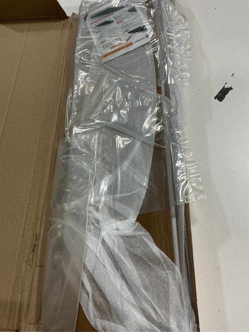 Condition photo showing Good Condition for 3-Piece Invisible Floating Shelves Set, Wall Mounted Storage, 21.5" Long and 20 lbs Capacity, Sturdy Metal with Protective Coating, Oak