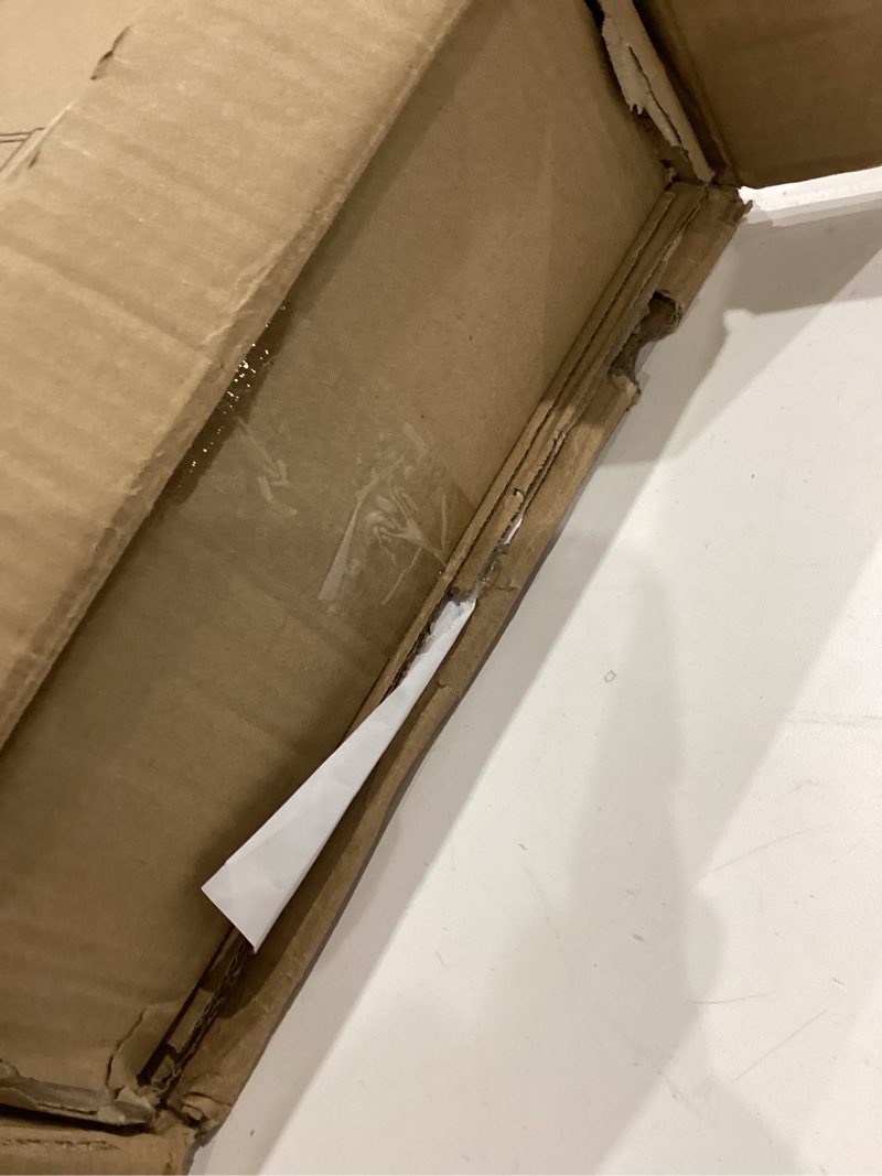 Condition photo showing Good Condition for Floor Lamp with Shelves for Living Room, Shelf Floor Lamp with 3 CCT LED Bulb, Corner Display Standing Column Lamp Etagere Organizer Tower Nightstand with White Linen Shade for Bedroom, Office Black