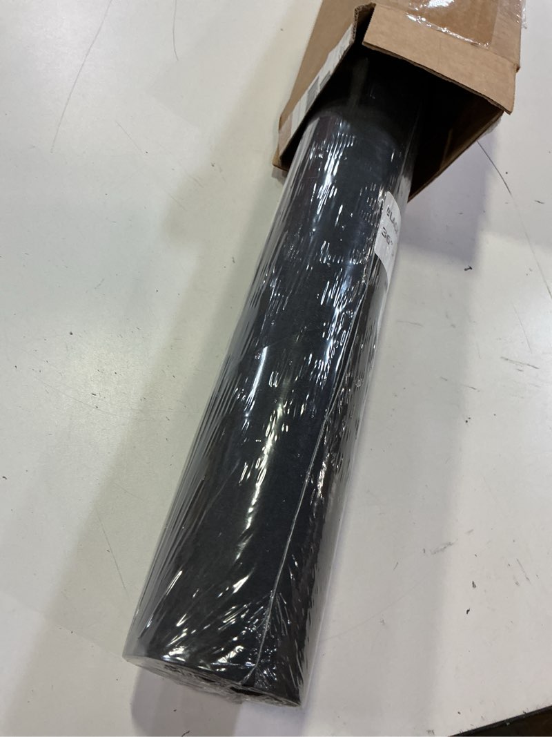 Condition photo showing New/Like New for 36" x 1200" usa made black kraft paper roll, 45 lbs thickness, american quality paper for school, crafts, art, bulletin board - odorless, non-toxic, safe for kids black 1 roll - 1 color