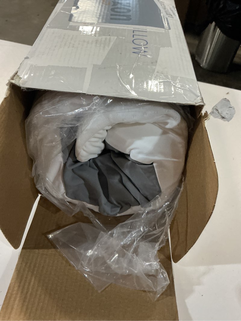 Condition photo showing As Is for Cervical Pillow for Side Sleepers,Memory Foam Pillows for Neck and Shoulder Pain,Deep Sleep Pillows for Back Pain Sleeper, Dreamers Relief,Slumber,Stomach,Snoring Pillow (Grey, 25"Lx15"Wx5.8"H) Grey 25"Lx15"Wx5.8"H