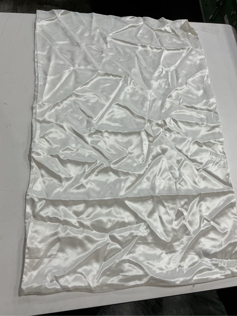 Condition photo showing Good Condition for quince 100% mulberry silk pillowcase queen/ivory 