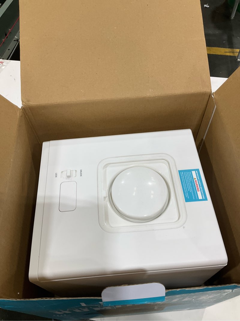 Condition photo showing New/Like New for Stainless Steel Humidifier, 3L Warm Mist Humidifier, Easy Clean with Warm Steam Humidifier, Healthy Air Mist Humidifiers for Bedroom Living Room, with Sleep Mode and Auto-off Setting 3LBlack