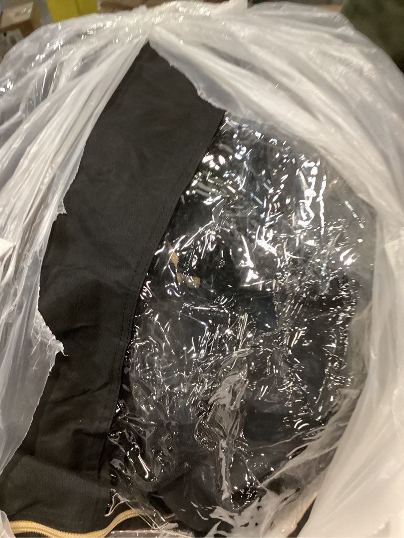 Condition photo showing Good Condition for Golf Cart Cover Enclosure 4&6 Passenger, Golf Cart Cover for Yamaha Club Car EZGO, Waterproof 600D Oxford Rain Cover, Transparent Tail Light Panel, Foldable Door,4-Sided Clear Windows Black 4 Seats (for 86-88”L)