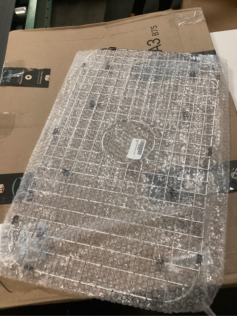 Condition photo showing Good Condition for Starstar Sink Protector Stainless Steel Kitchen Sink Bottom Grid, Rack (24-13/16" x 14-9/16")