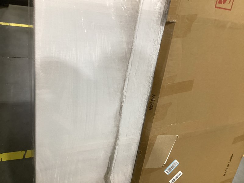 Condition photo showing Good Condition for yuaxker large abstract wall art gray and white wall decor lake canvas painting fashion artwork for living room bedroom dining room office home decor 30x60 inch 30"x60" gray