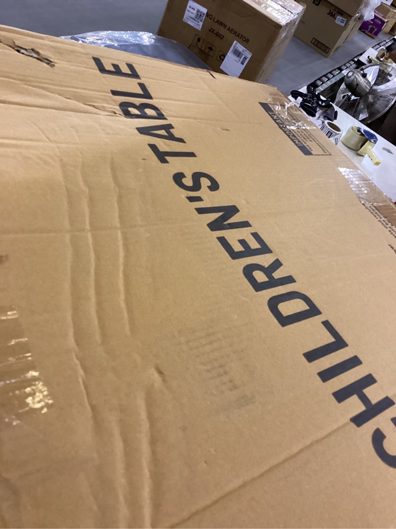 24" L x 24" W Kids Table, 1-8 Year Old Toddler Activity Craft Table for Toddlers Home, Nursery, Classrooms - Blue 24" Table Blue