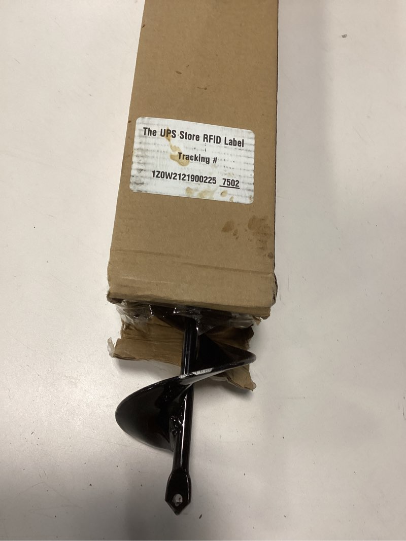 Condition photo showing As Is for TCBWFY 3x24 Inch Auger Drill Bit for Planting - Easy Planter Garden Auger - Bulb & Bedding Plant Augers - Post Hole Digger for 3/8”Hex Drive Drill 3"x24"